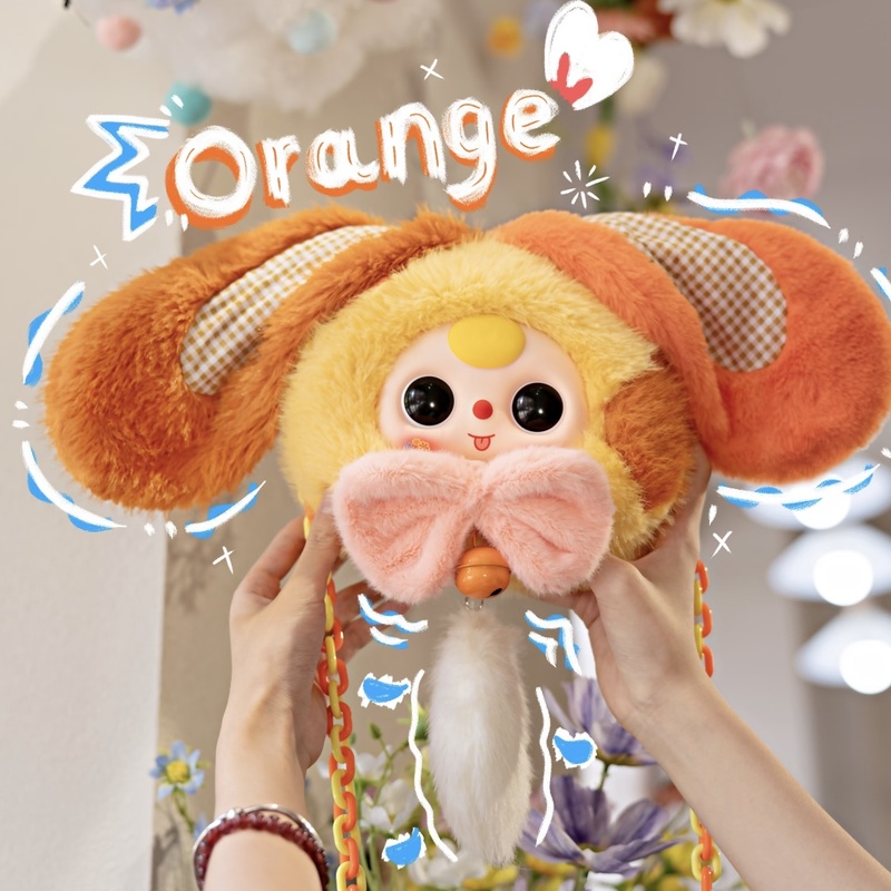 Baby Products Rabbit - Uroczy pluszowy królik z zamkiem błyskawicznym,
