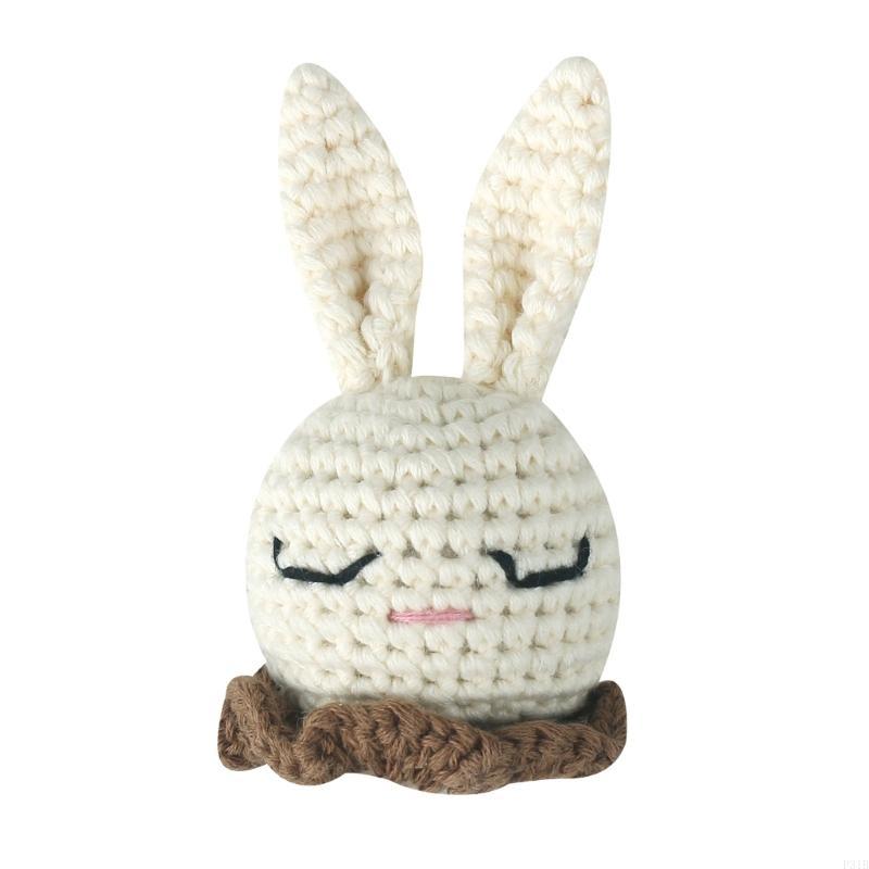 Baby Products Rabbit - Królik grzechotka szydełkowy koralik klips do