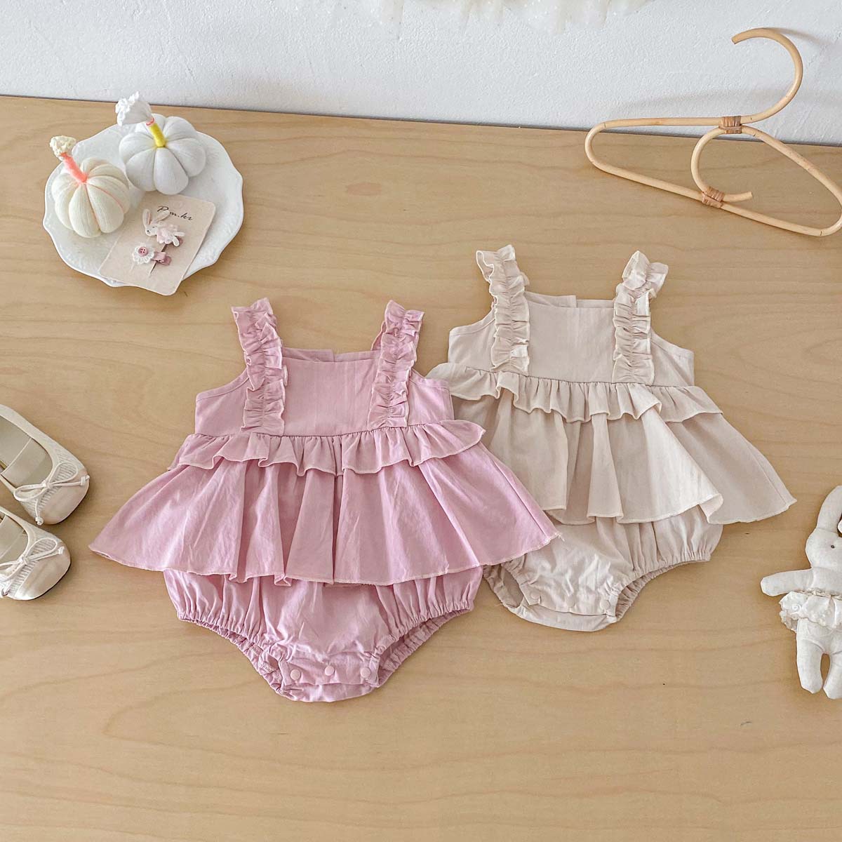 Baby Products Korean - Dziewczęcy letni nowy produkt 2026: kombinezon