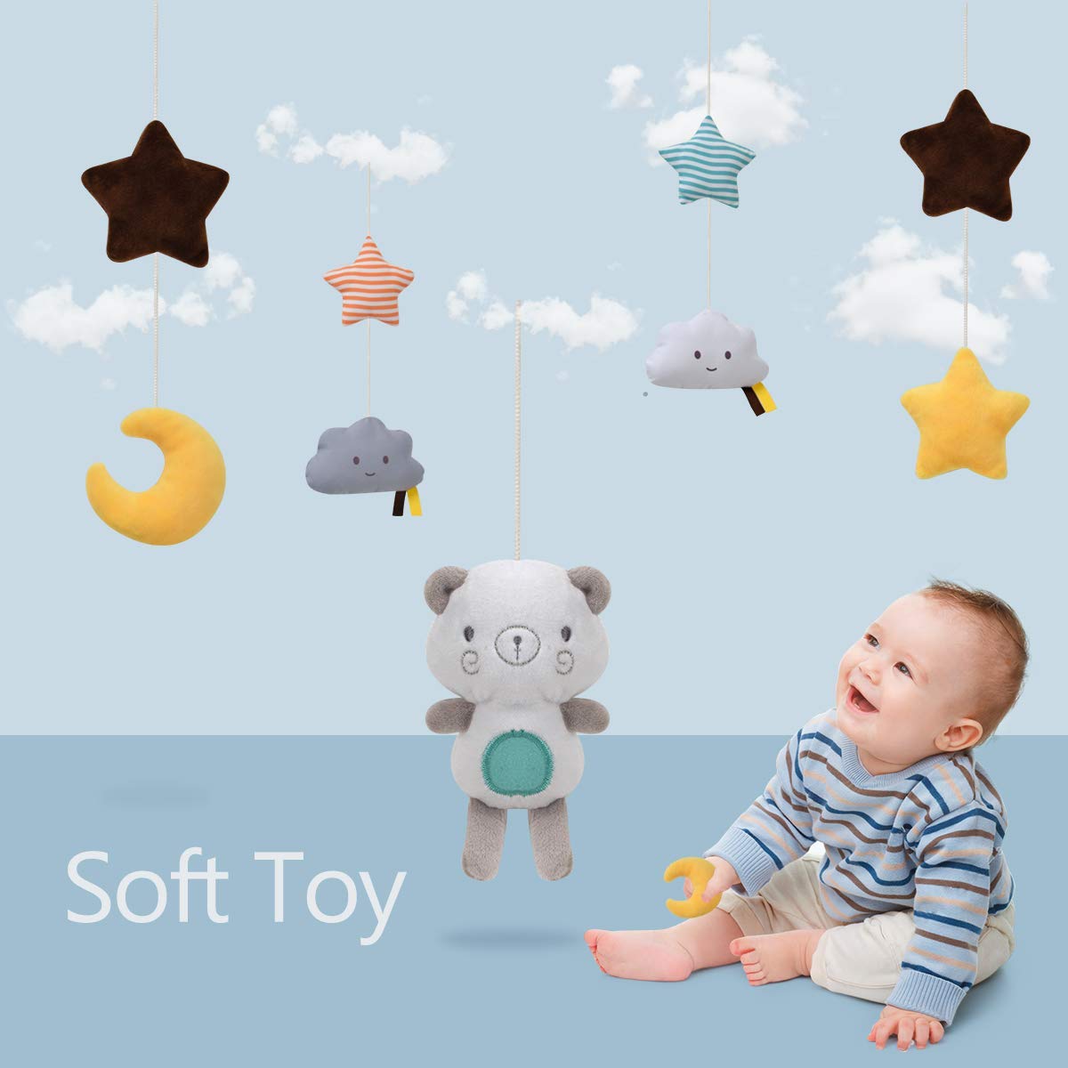 Łóżeczko dziecięce Mobiles Grz – Baby Rattle Toy Set recenzja i cena