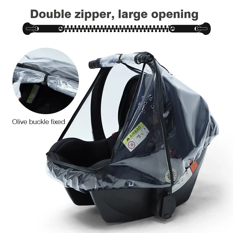 Pokrowiec przeciwdeszczowy na  – Stroller Rain Cover recenzja i cena