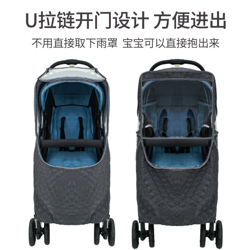 Osłona przeciwdeszczowa do wóz – Stroller Rain Cover recenzja i cena