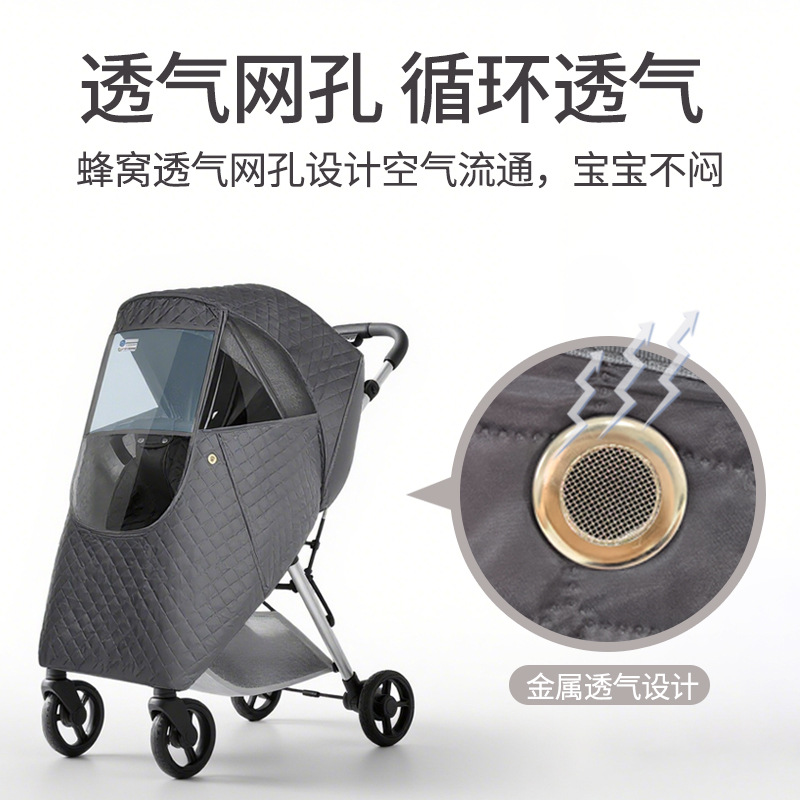 Osłona przeciwdeszczowa do wóz – Stroller Rain Cover recenzja i cena