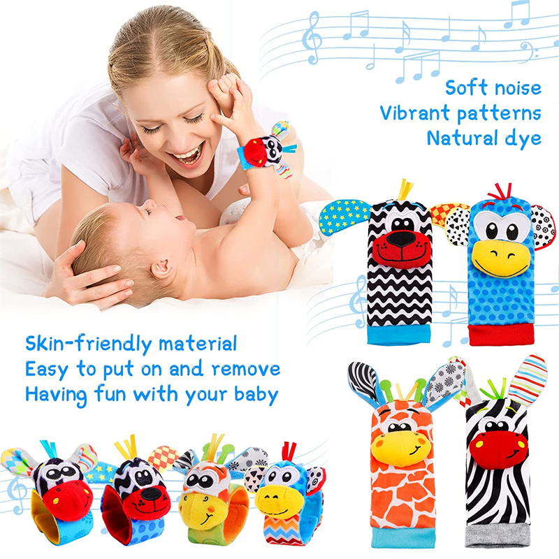 Skarpetki dla niemowląt Grzech – Baby Rattle Toy Set recenzja i cena