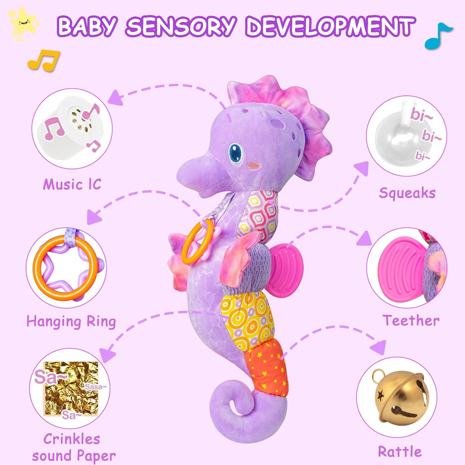 Grzechotki dla niemowląt Zabaw – Baby Rattle Toy Set recenzja i cena