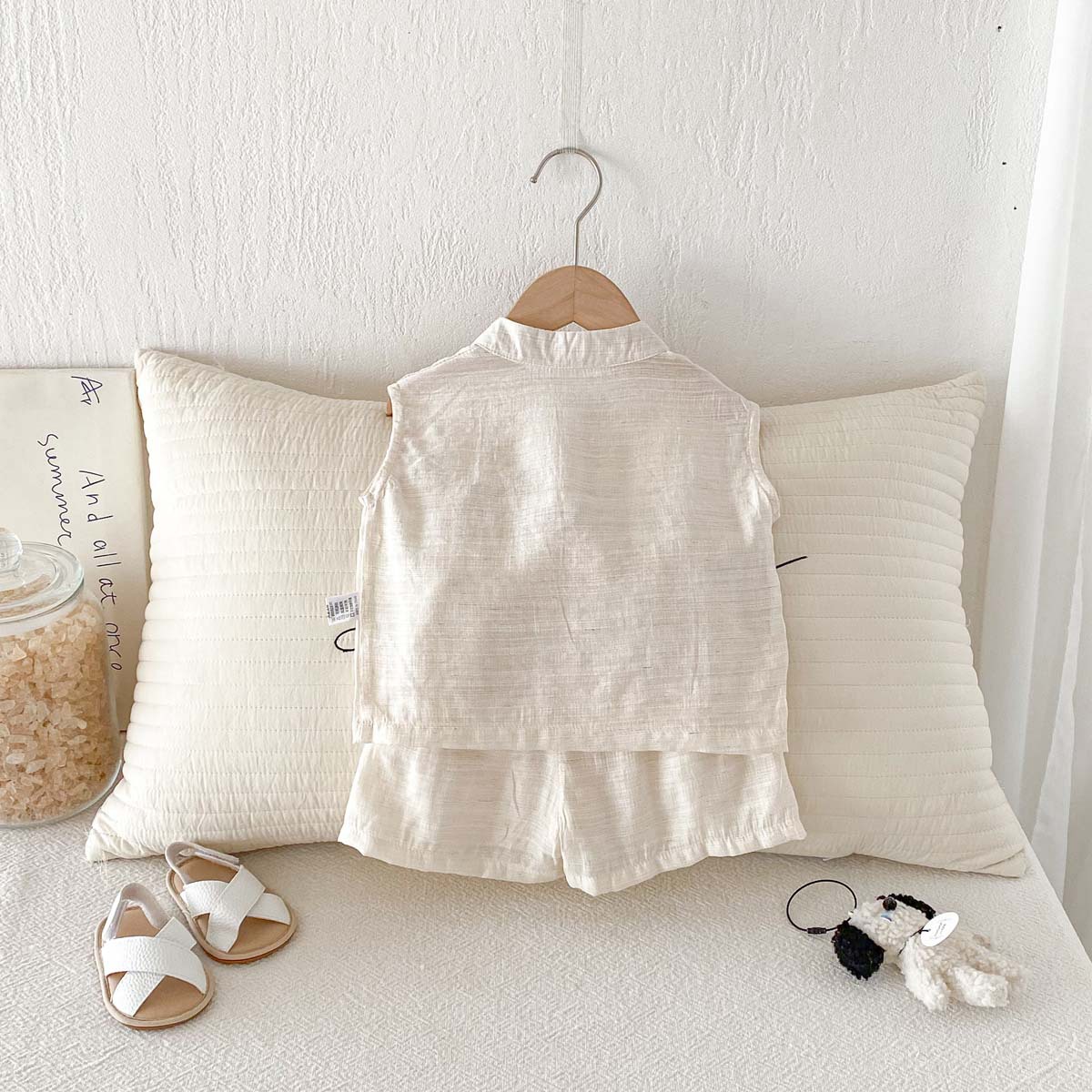Chłopięcy letni zestaw na rok  – Baby Products Korean recenzja i cena
