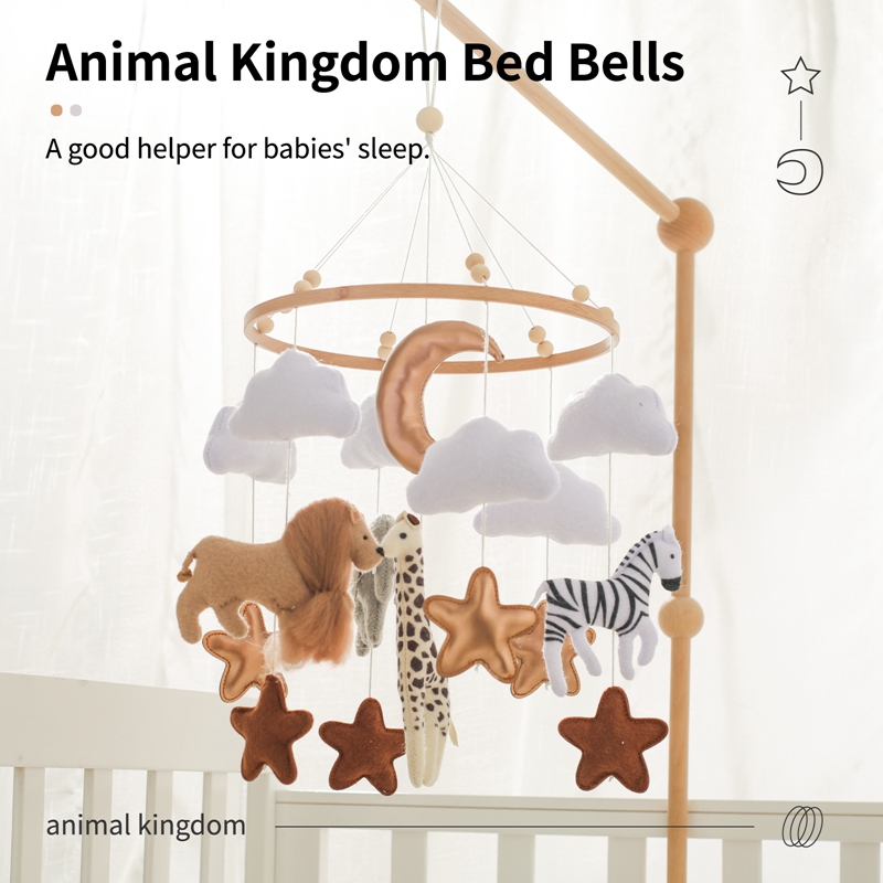 Karuzela do łóżeczka, drewnian – Baby Rattle Toy Set recenzja i cena