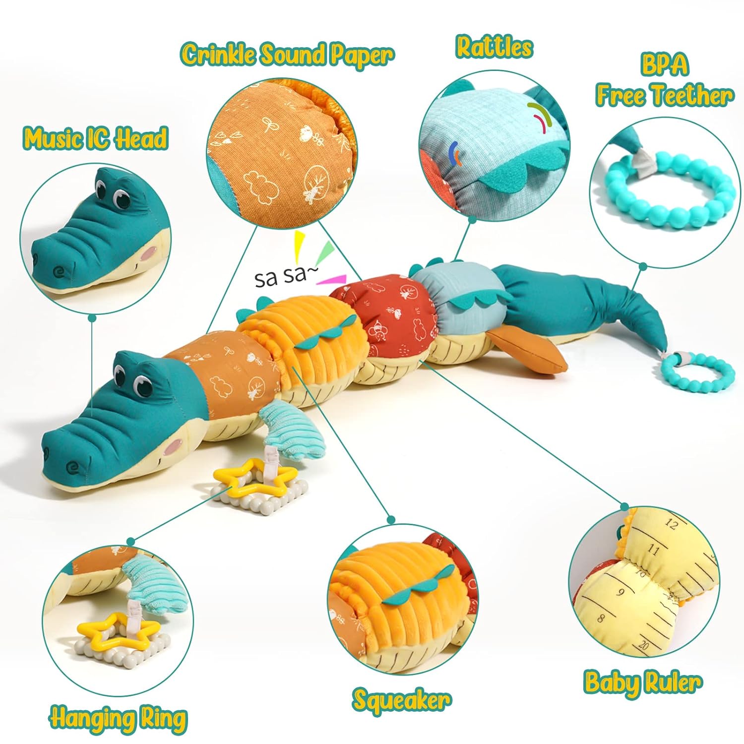 Zabawki na czas na brzuszku 0- – Baby Rattle Toy Set recenzja i cena