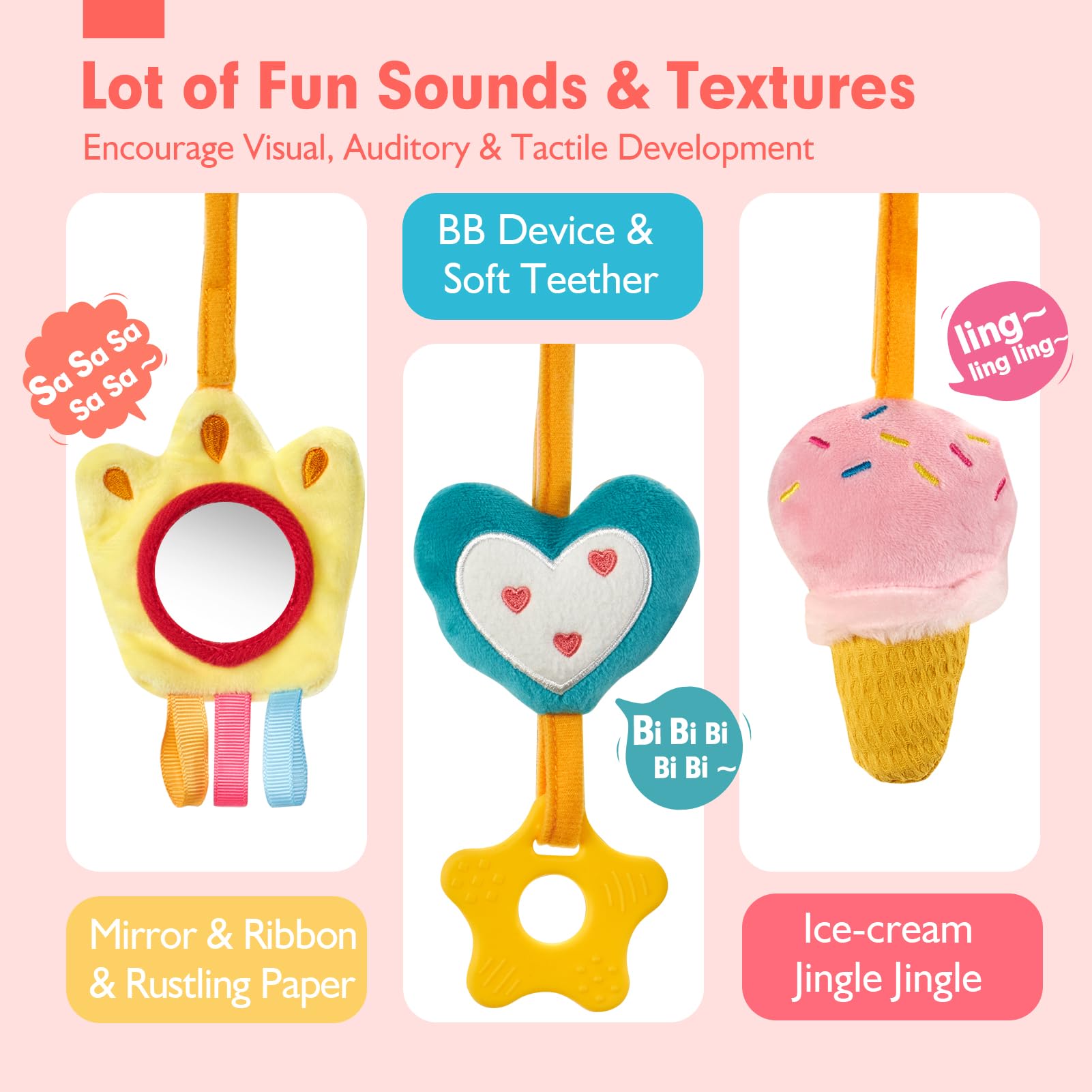 Fotelik samochodowy zabawki dl – Baby Rattle Toy Set recenzja i cena